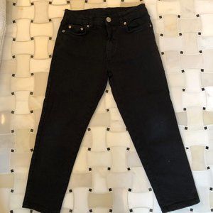 Zara - boy's black denim jeans (sz 7)